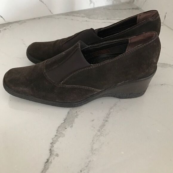 Aquatalia Dark brown suede shoes - Picture 4 of 4